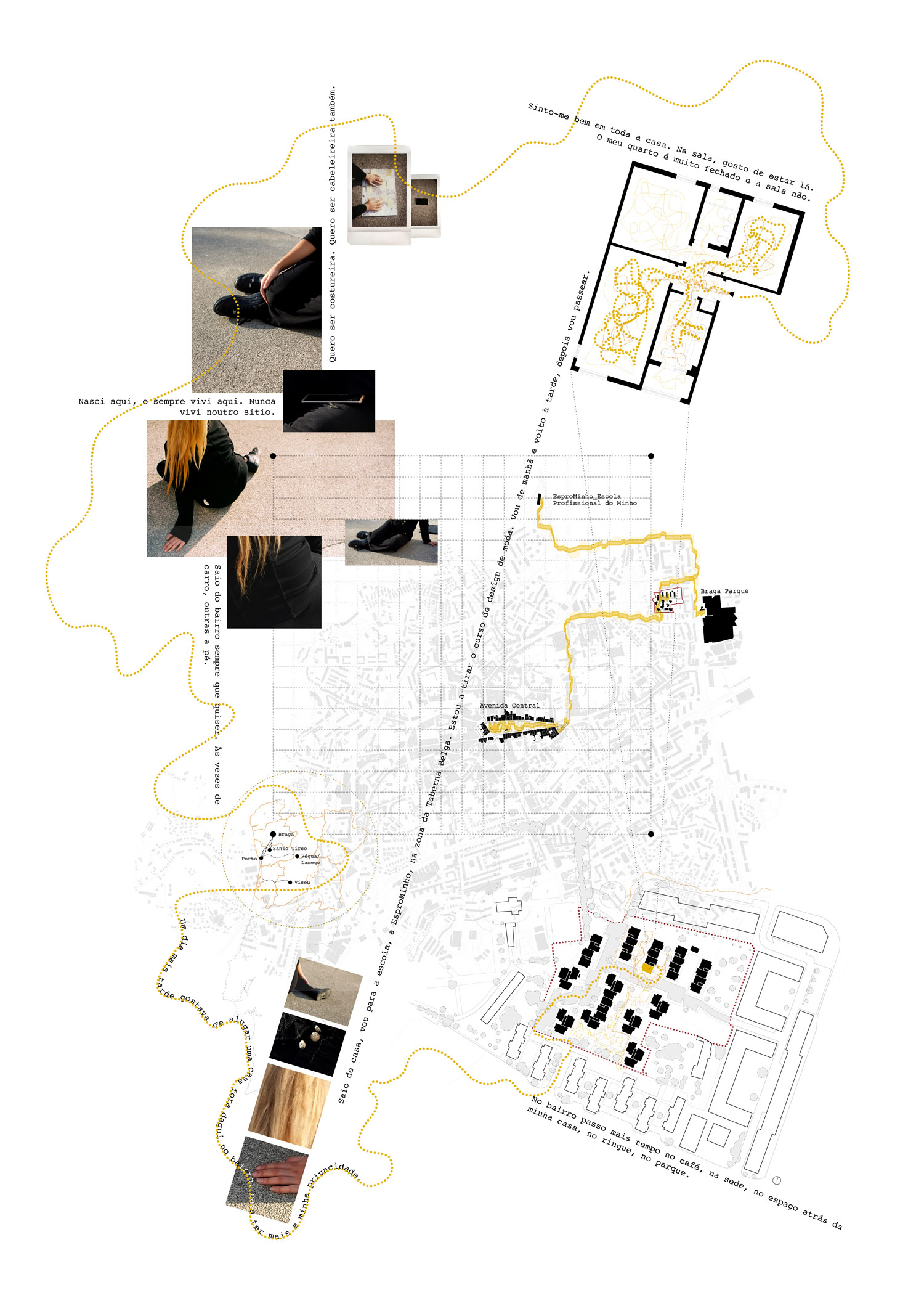Socio-spatial map of N